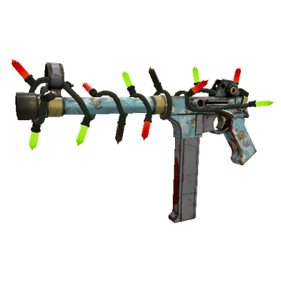 Strange Festivized Blue Mew SMG (Well-Worn)