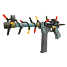 Unusual Festivized Professional Killstreak Blue Mew SMG (Field-Tested)