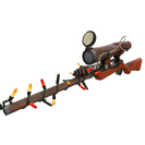 Strange Festivized Specialized Killstreak Civil Servant Mk.II Sniper Rifle (Well-Worn)