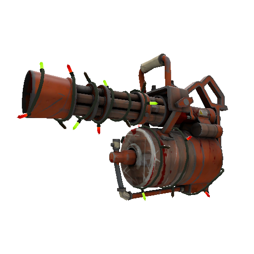 Strange Festivized Civil Servant Mk.II Minigun (Battle Scarred)