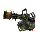 Unusual Festivized Professional Killstreak King of the Jungle Minigun (Battle Scarred)
