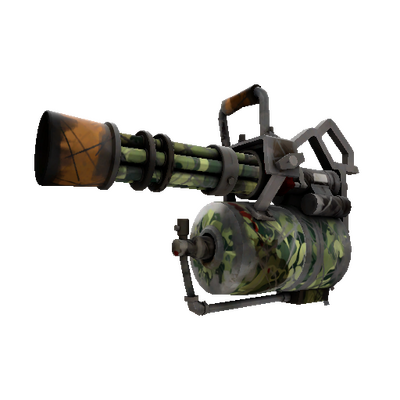 Strange Professional Killstreak King of the Jungle Minigun (Battle Scarred)