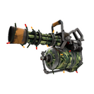 Unusual Festivized Professional Killstreak King of the Jungle Minigun (Well-Worn)