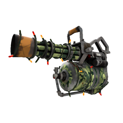 Strange Festivized Specialized Killstreak King of the Jungle Minigun (Well-Worn)