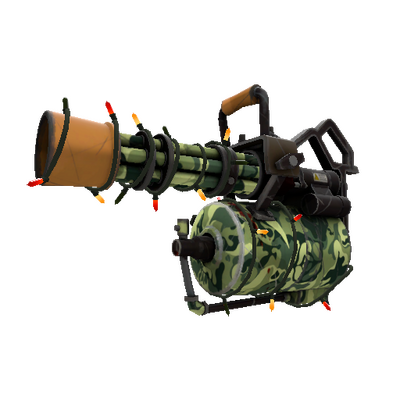 Strange Festivized King of the Jungle Minigun (Field-Tested)