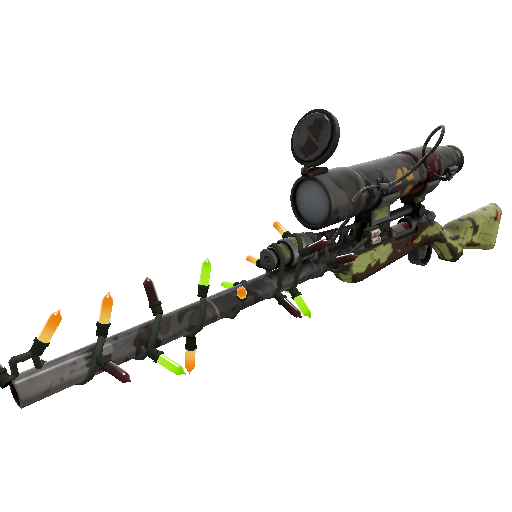 Festivized Killstreak Woodsy Widowmaker Mk.II Sniper Rifle (Battle Scarred)