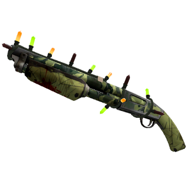 Strange Festivized Backwoods Boomstick Shotgun (Battle Scarred)