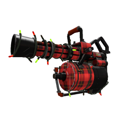 Strange Festivized Plaid Potshotter Mk.II Minigun (Minimal Wear)