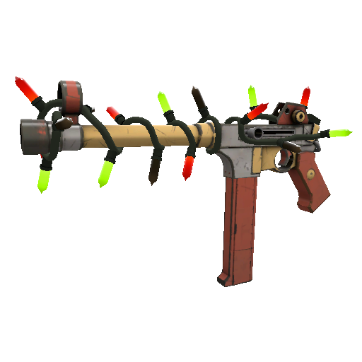 Strange Festivized Killstreak Civic Duty Mk.II SMG (Field-Tested)