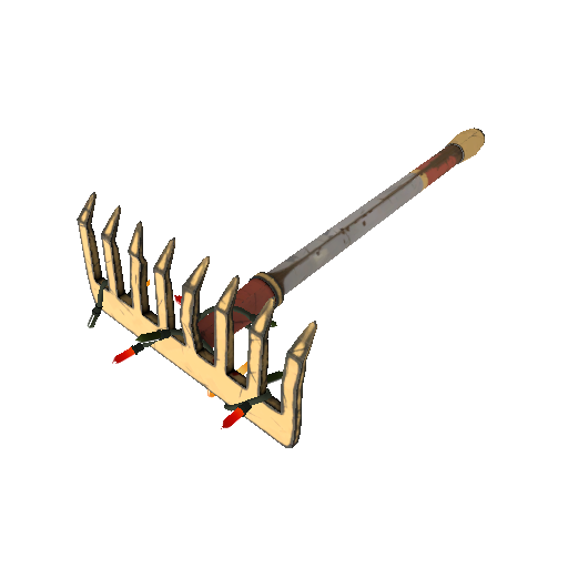 Strange Festivized Killstreak Civic Duty Mk.II Back Scratcher (Field-Tested)