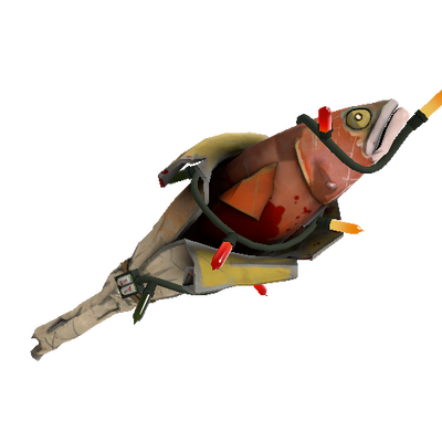Strange Festivized Professional Killstreak Smalltown Bringdown Mk.II Holy Mackerel (Battle Scarred)
