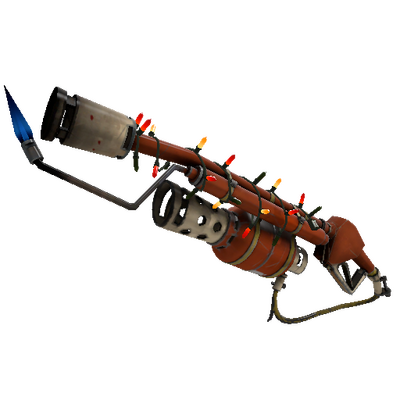 Strange Festivized Smalltown Bringdown Mk.II Flame Thrower (Field-Tested)