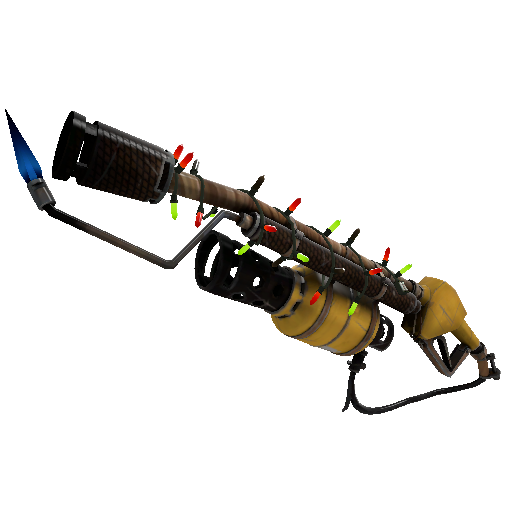 Strange Festivized Killstreak Nutcracker Mk.II Flame Thrower (Field-Tested)