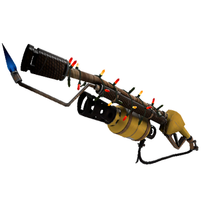 Strange Festivized Killstreak Nutcracker Mk.II Flame Thrower (Minimal Wear)