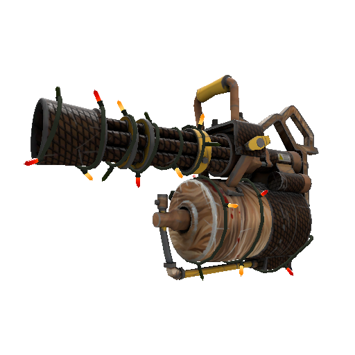 Strange Festivized Killstreak Nutcracker Mk.II Minigun (Field-Tested)