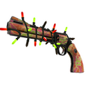 Unusual Festivized Professional Killstreak Psychedelic Slugger Revolver (Field-Tested)