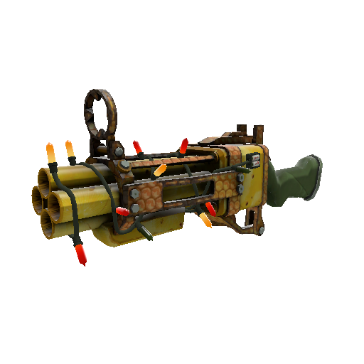 Strange Festivized Killstreak Piña Polished Iron Bomber (Minimal Wear)