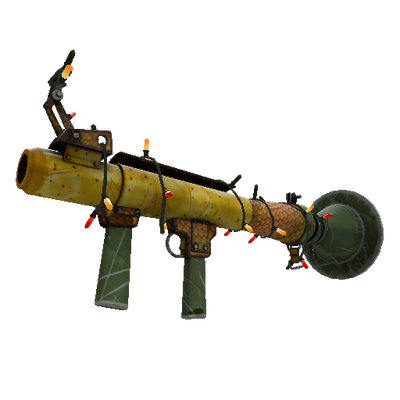 Strange Festivized Killstreak Piña Polished Rocket Launcher (Battle Scarred)