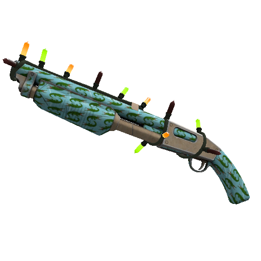 Unusual Festivized Specialized Killstreak Croc Dusted Shotgun (Minimal Wear)