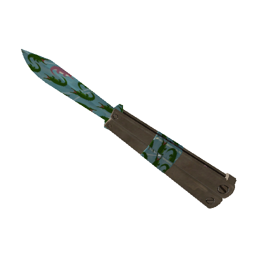 Croc Dusted Knife