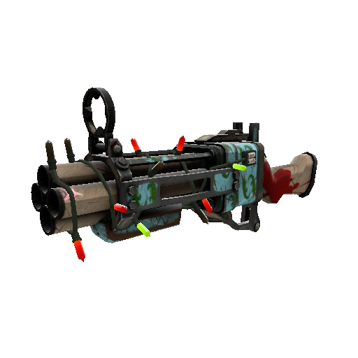 Strange Festivized Professional Killstreak Croc Dusted Iron Bomber (Well-Worn)