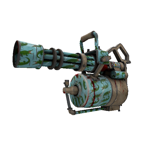 Croc Dusted Minigun (Battle Scarred)