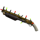 Unusual Festivized Specialized Killstreak Tiger Buffed Shotgun (Field-Tested)