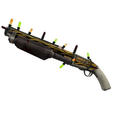 Strange Festivized Killstreak Tiger Buffed Shotgun (Well-Worn)