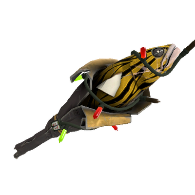 Unusual Festivized Professional Killstreak Tiger Buffed Holy Mackerel (Field-Tested)