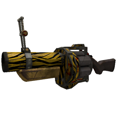 Strange Unusual Tiger Buffed Grenade Launcher (Battle Scarred)
