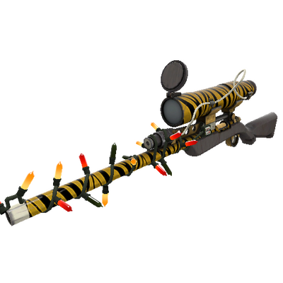 Strange Festivized Killstreak Tiger Buffed Sniper Rifle (Field-Tested)