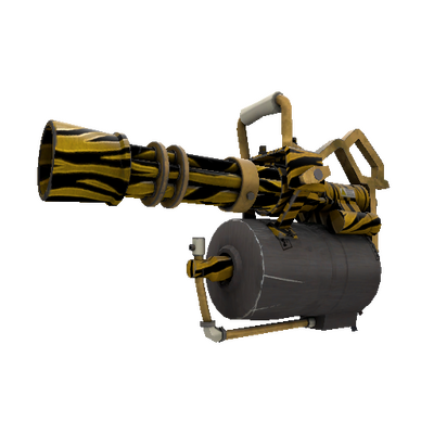 Strange Tiger Buffed Minigun (Minimal Wear)