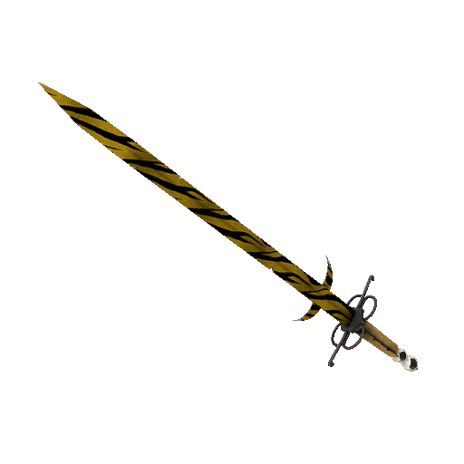 Tiger Buffed Claidheamh Mor