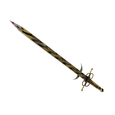 Tiger Buffed Claidheamh Mòr (Well-Worn)