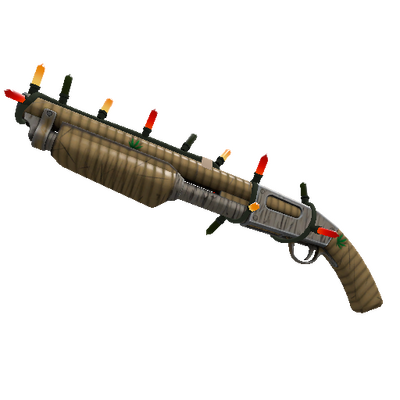 Strange Festivized Specialized Killstreak Bamboo Brushed Shotgun (Minimal Wear)