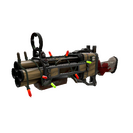 Strange Festivized Professional Killstreak Bamboo Brushed Iron Bomber (Battle Scarred)