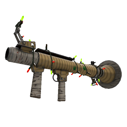 Strange Hot Festivized Professional Killstreak Bamboo Brushed Rocket Launcher (Field-Tested)