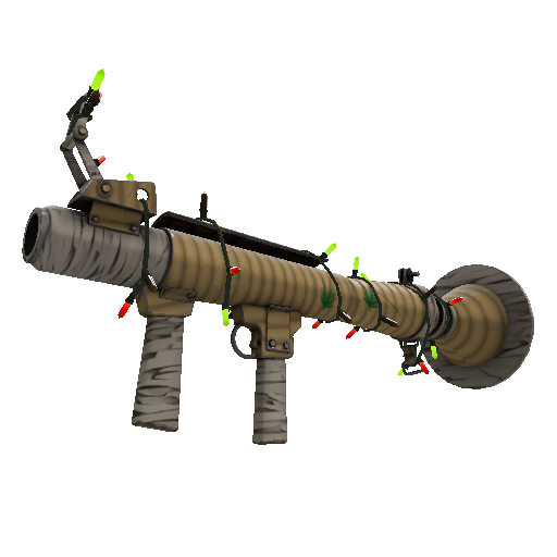 Strange Festivized Killstreak Bamboo Brushed Rocket Launcher (Minimal Wear)