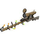 Strange Festivized Specialized Killstreak Bamboo Brushed Sniper Rifle (Field-Tested)