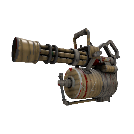 Bamboo Brushed Minigun (Battle Scarred)