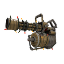 Unusual Festivized Professional Killstreak Bamboo Brushed Minigun (Well-Worn)