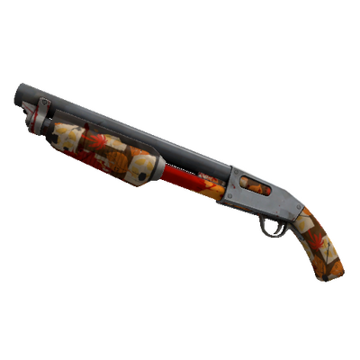 Unusual Anodized Aloha Shotgun (Battle Scarred)
