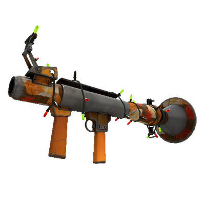 Strange Festivized Killstreak Anodized Aloha Rocket Launcher (Well-Worn)