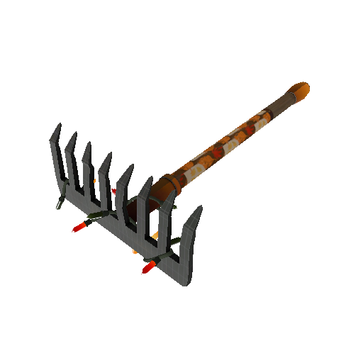 Strange Festivized Anodized Aloha Back Scratcher (Minimal Wear)