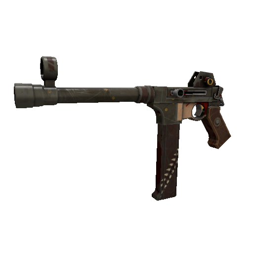 Strange Killstreak Sax Waxed SMG (Battle Scarred)