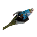 Macaw Masked Holy Mackerel (Battle Scarred)