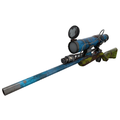 Strange Specialized Killstreak Macaw Masked Sniper Rifle (Battle Scarred)