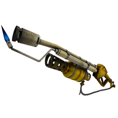 Strange Specialized Killstreak Mannana Peeled Flame Thrower (Battle Scarred)
