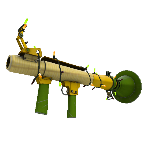 Unusual Festivized Specialized Killstreak Mannana Peeled Rocket Launcher (Minimal Wear)
