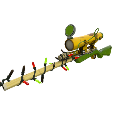 Unusual Festivized Killstreak Mannana Peeled Sniper Rifle (Field-Tested)